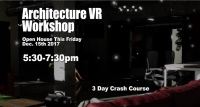 3 Day Architecture VR Workshop
